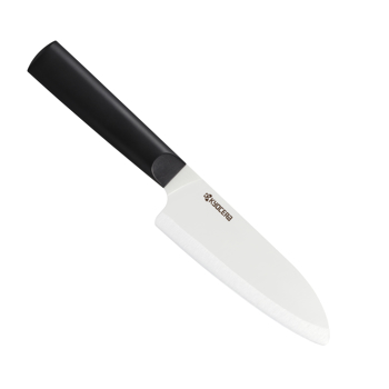 Picture of INNOVATIONwhite™   5.5" Ceramic Santoku Knife - White Z212 Blade with Non-Slip Black Handle