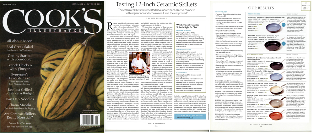 Cooks Illustrated Are Ceramic Skillets Really Nonstick